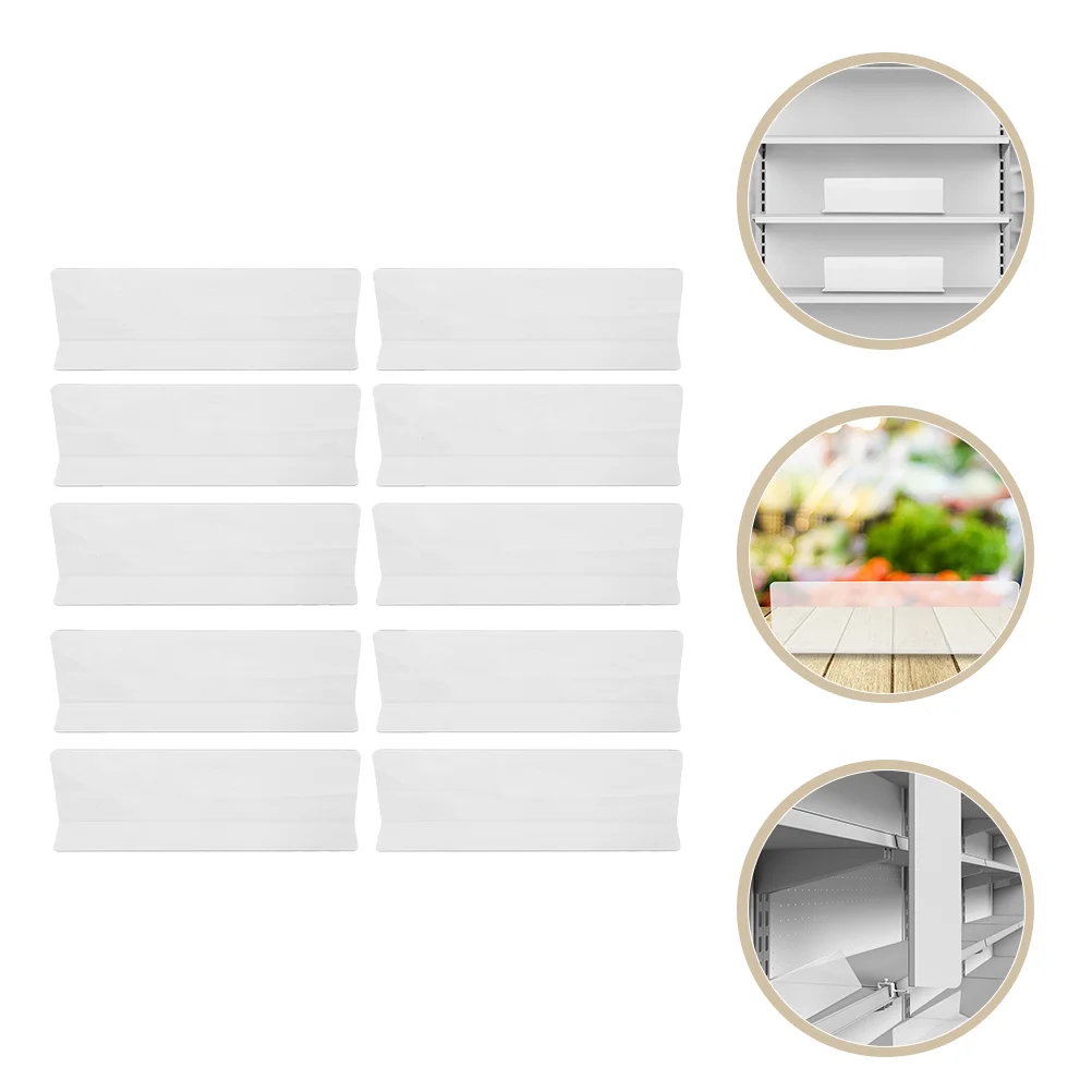 

Pocketbook Shelf Divider Dividers for Supermarket Wardrobe Transparent Plastic Separator