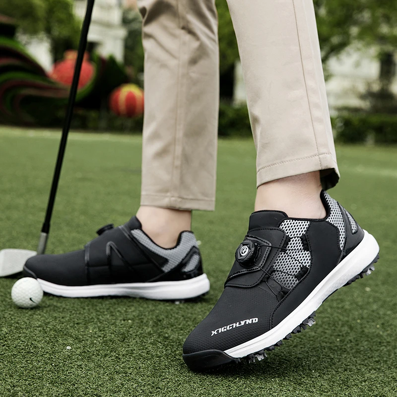 2026 Original Brand Outdoor Sports Mens Womens Shoes Comfortable Designer Sneakers For Unisex Rotating Buckle Golf Training Sho