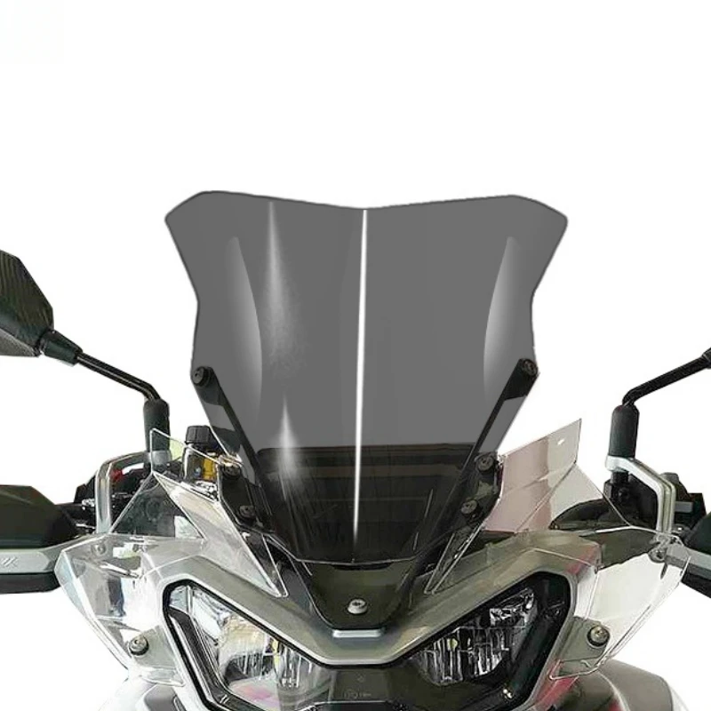 

STLF Motorcycle Touring Sport Racing Windscreen Deflector Windshield Viser Visor for QJiang QJ800 QJ750-7A