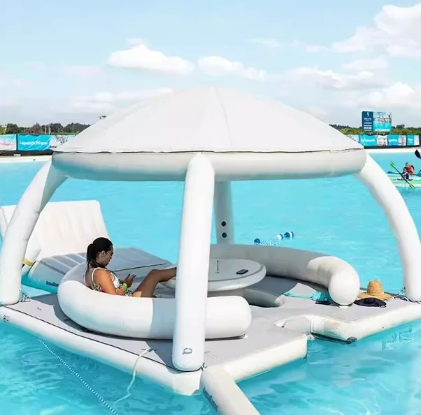 

Надувной плавучий бассейн с каркасом, коммерческое оборудование для водных развлечений и активного отдыха