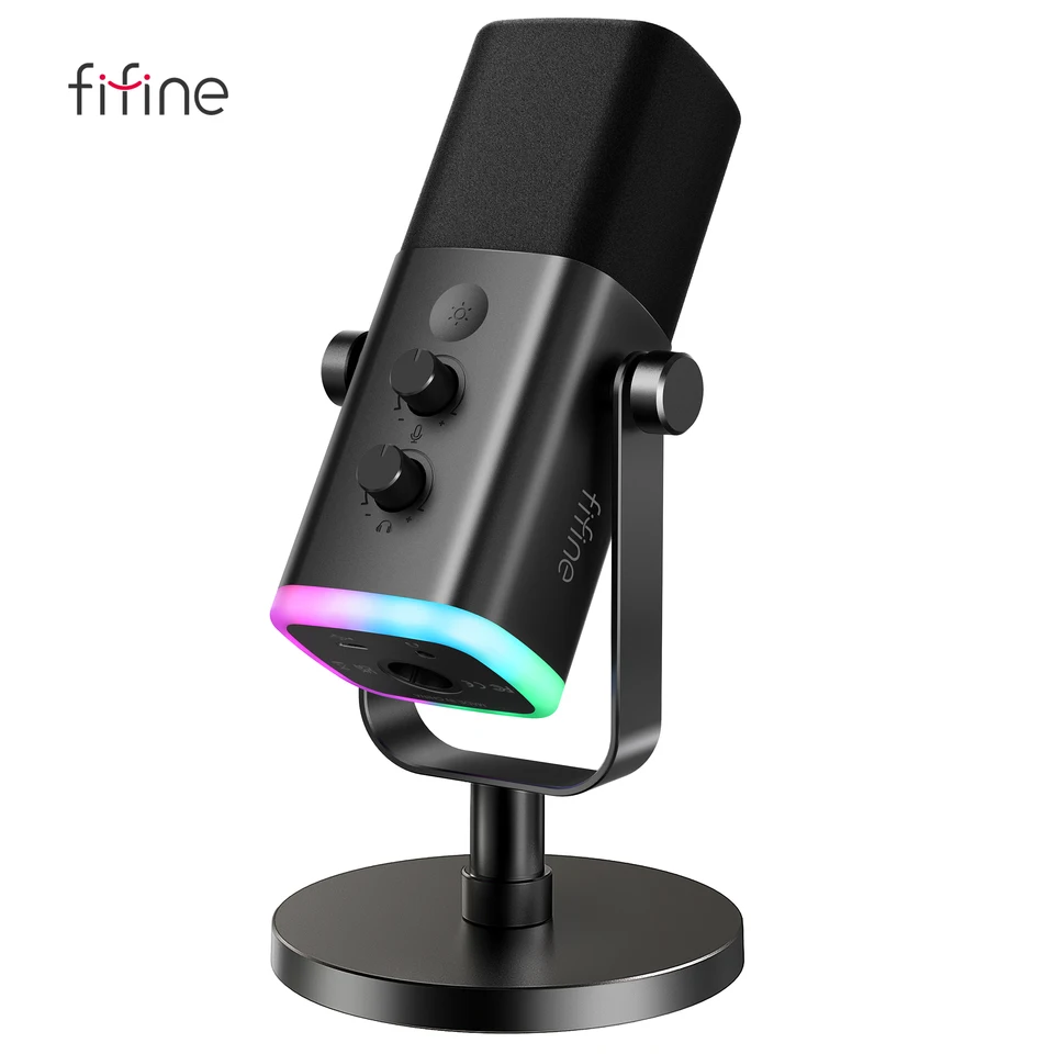 FIFINE ダイナミックマイク USB/XLRマイク PC セット Amazon.co.jp: FIFINE XLR/USB ゲーミングマイクセット ストリーミング