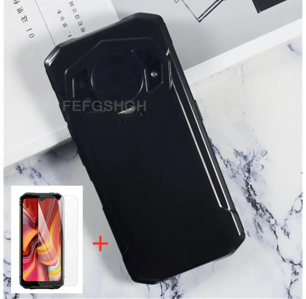 Soft TPU Transparent Phone Case For Doogee S98 Pro 6.3" 2022 S98Pro Silicone Caso Tempered Glass For Doogee S98 Screen Protector