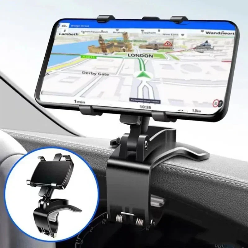 Car Mobile Phone Mount Car Multi-function Instrument Cluster Mobile Phone Holder Rearview Mirror Navigation Bracket