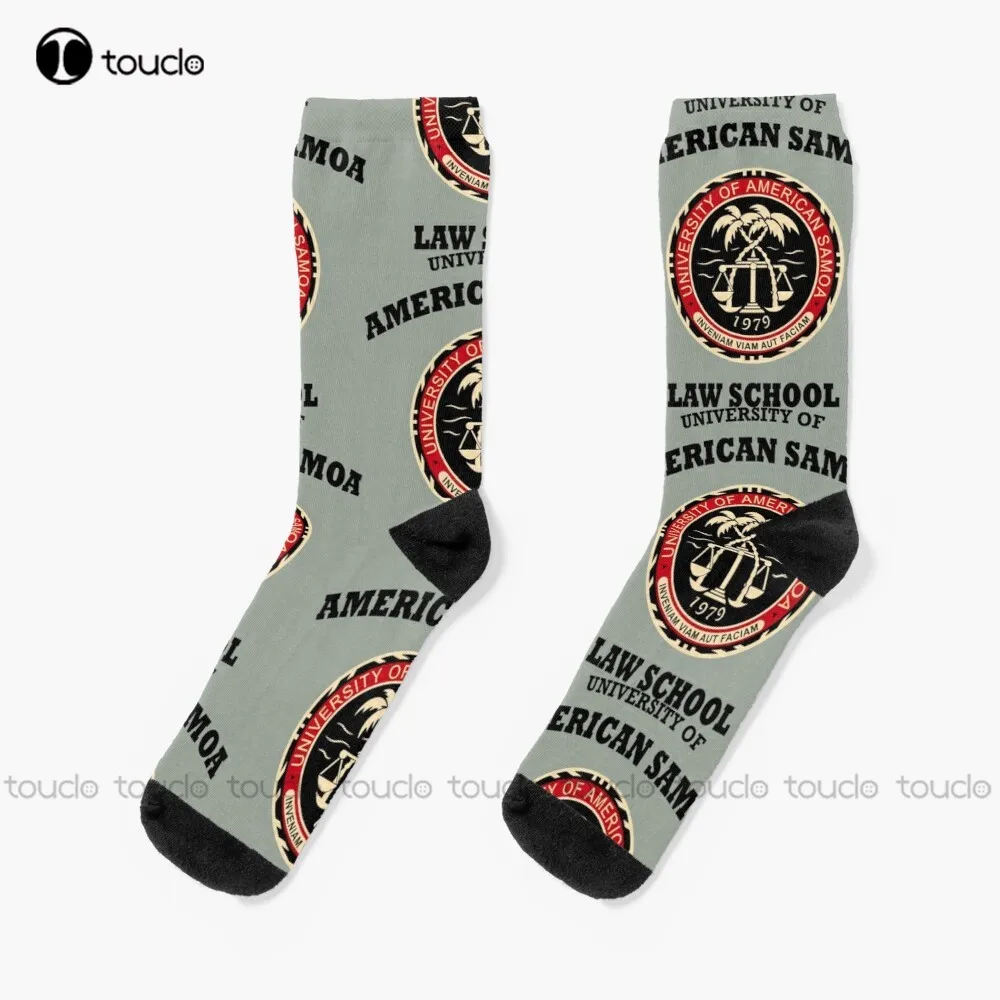 University Of American Samoa Law School - Professionally Designed Socks Sock 360° Digital Print Christmas New Year Gift New Art