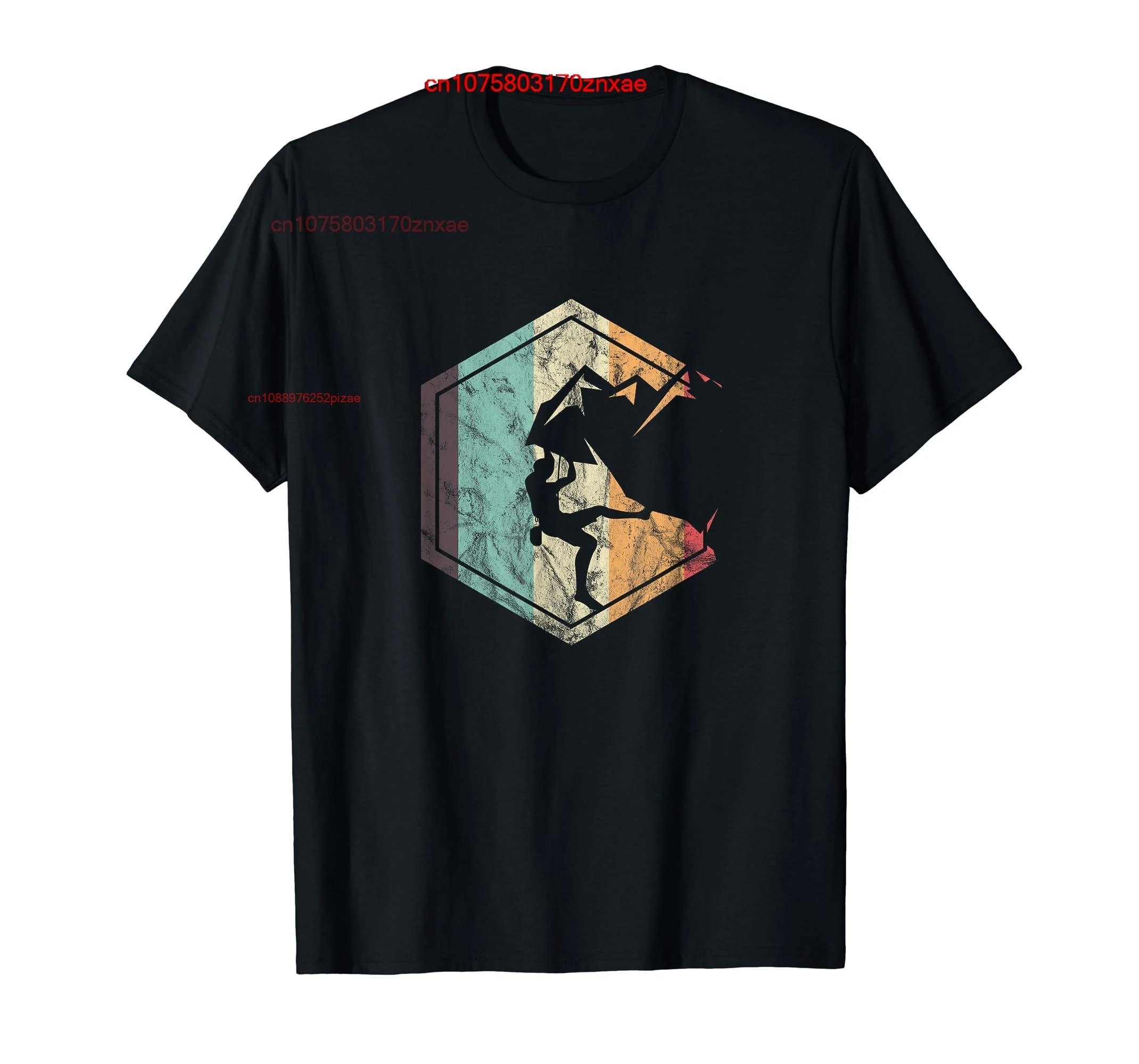 100% algodón impresionante escalada en roca Retro escalador de montaña excursionista montañismo camiseta hombres mujeres camisetas UNISEX tamaño S-6XL