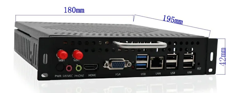 Intel SKYLAKE, LGA1151 Educational industrial OPSC Mini PC with 1DDR3 VGA HDMI 2WIFI 4USB2.0