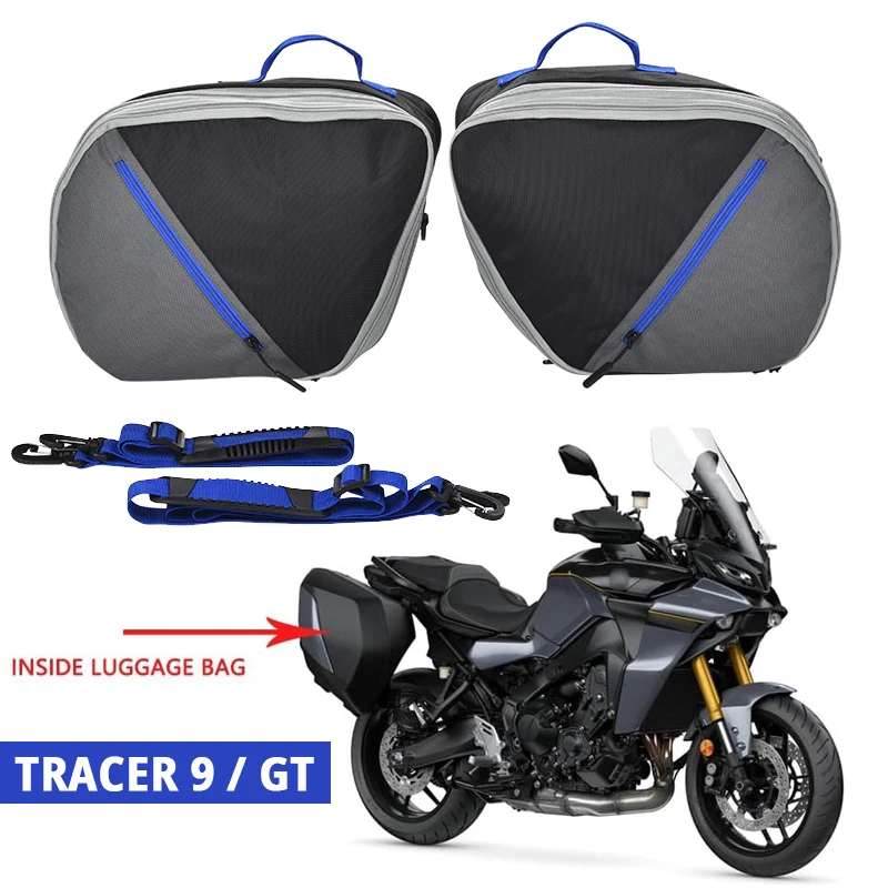For Tracer 9 / 900 Motorcycle Parts Liner Inner Luggage Storage Side Box Bags Saddlebag For YAMAHA Tracer 9 Tracer9 GT 2020 2021