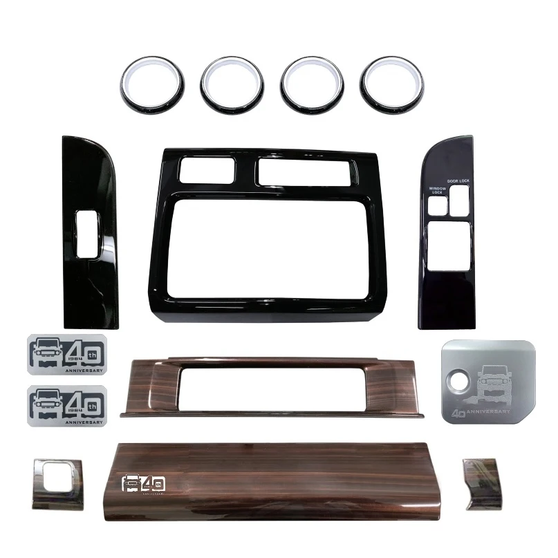 

LHD RHD 40th Anniversary Деревянные InteriorKits Переключатель Пеналлы Накладки для yota Land Cruiser 70 75 76 79 78 Аксессуары 2025 Новый