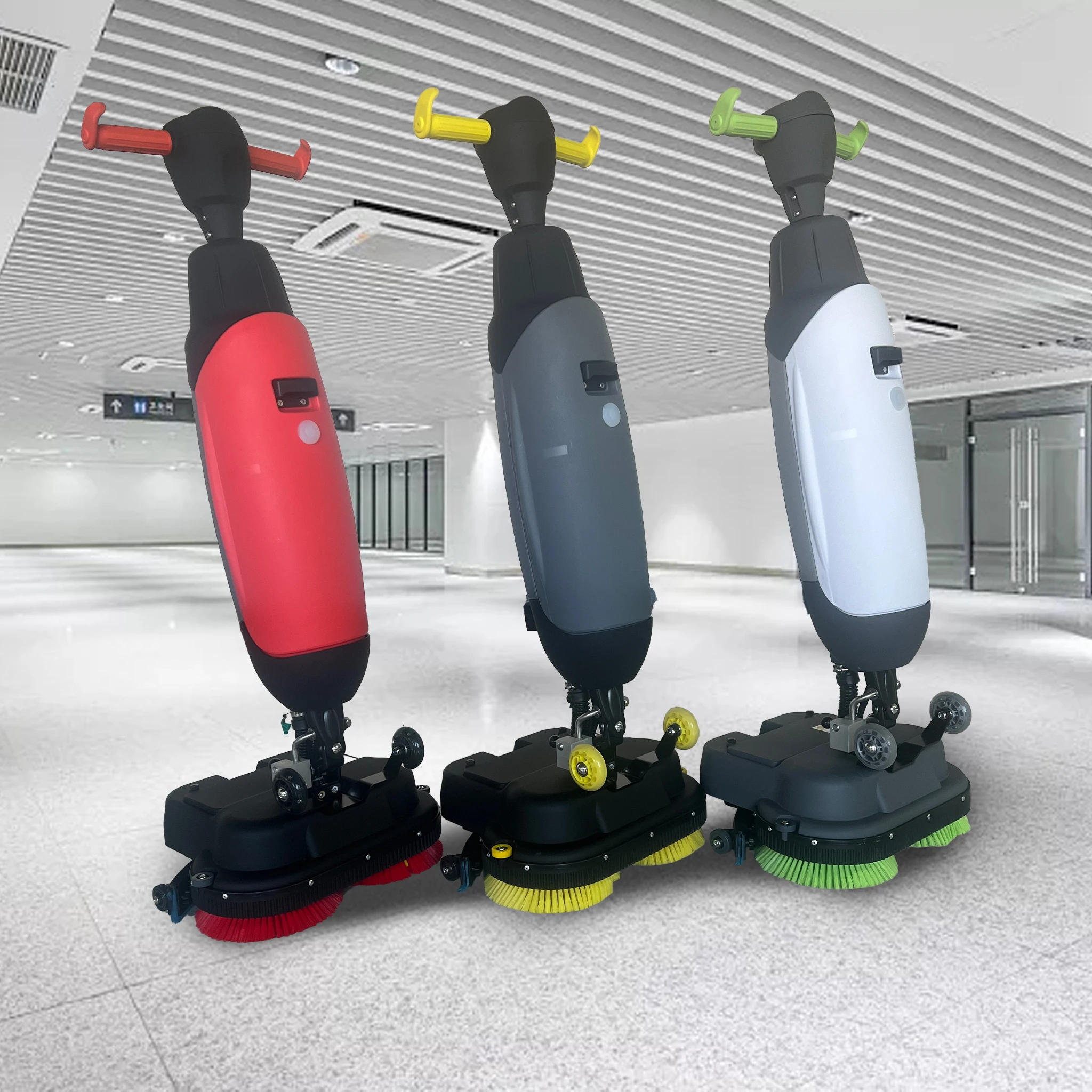 

430 Battery Floor Washer Cleans the Mini Floor Washer Walking Behind the Sweeper