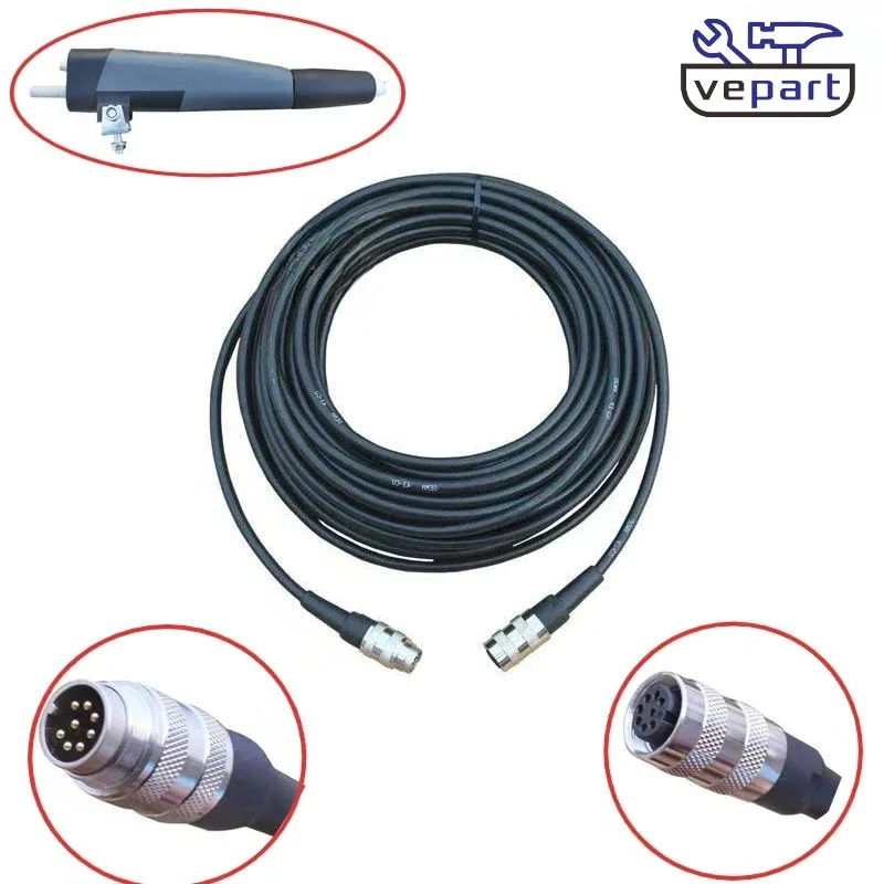 Vepart Automatic Spray Gun Cable 20m 5m 10m with Connector Accessories for PEA-C4 C4 0351215 0351216 0351217