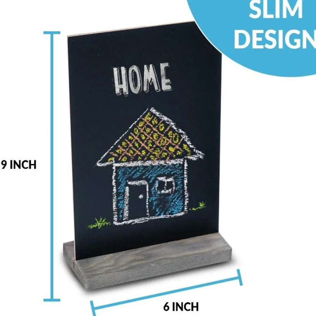 A5 Hand Held Table Top Menu lavagna speciali bordo lavagna Display Stand in legno bacheca decorazioni per la casa