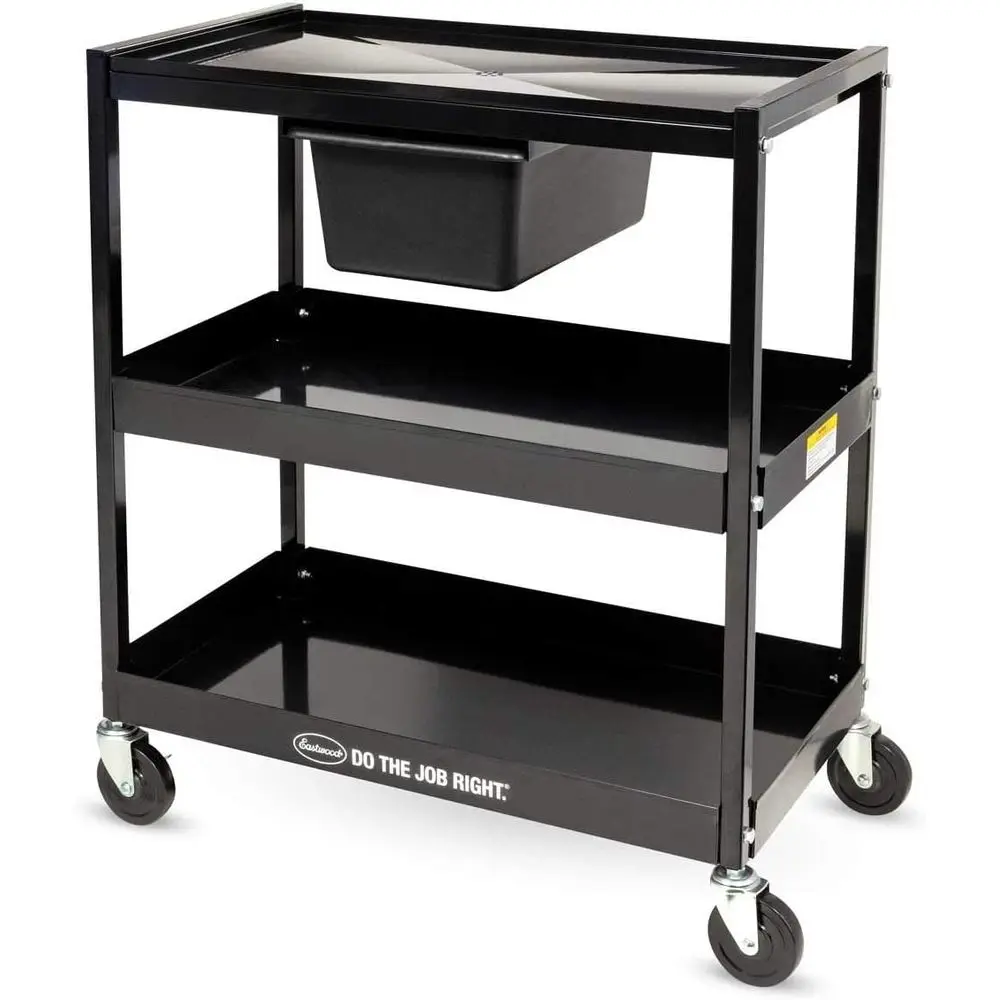 

Разборный рабочий стол 27x16 дюймов с двумя запираемыми полками для хранения