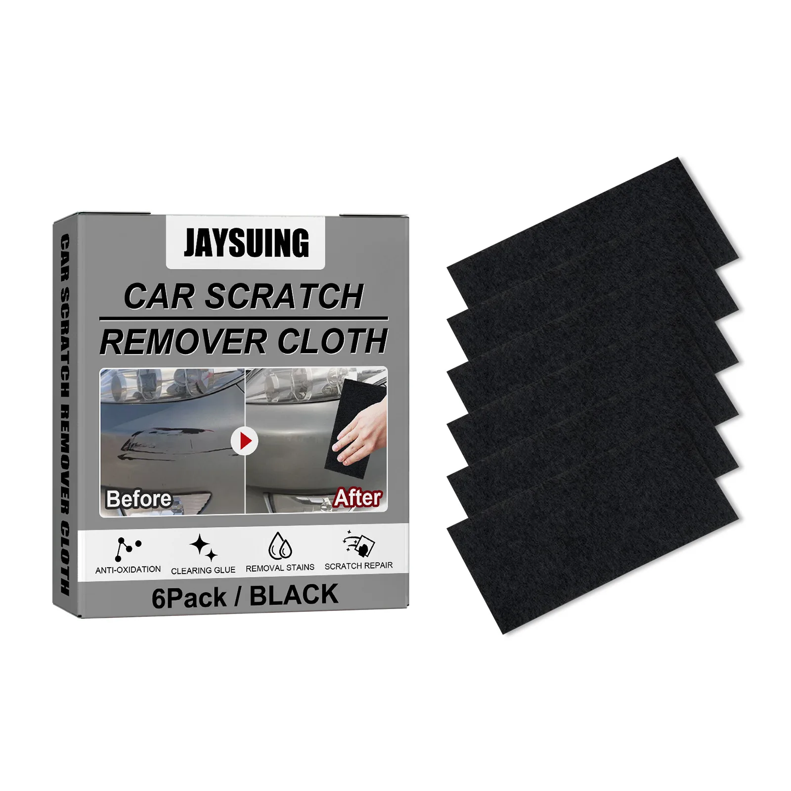 Car Scratch Eraser Cloth Car Micro Scratches Removal Car Paint Water Stain Cleaning Polishing Rag, Reusable Microfiber Auto Paint Scuff Eraser Swirl Marks Water Spot Remover Cloth For Vehicle Clear Coat Surface Polishing Restoring Tool Kit Set For Cars