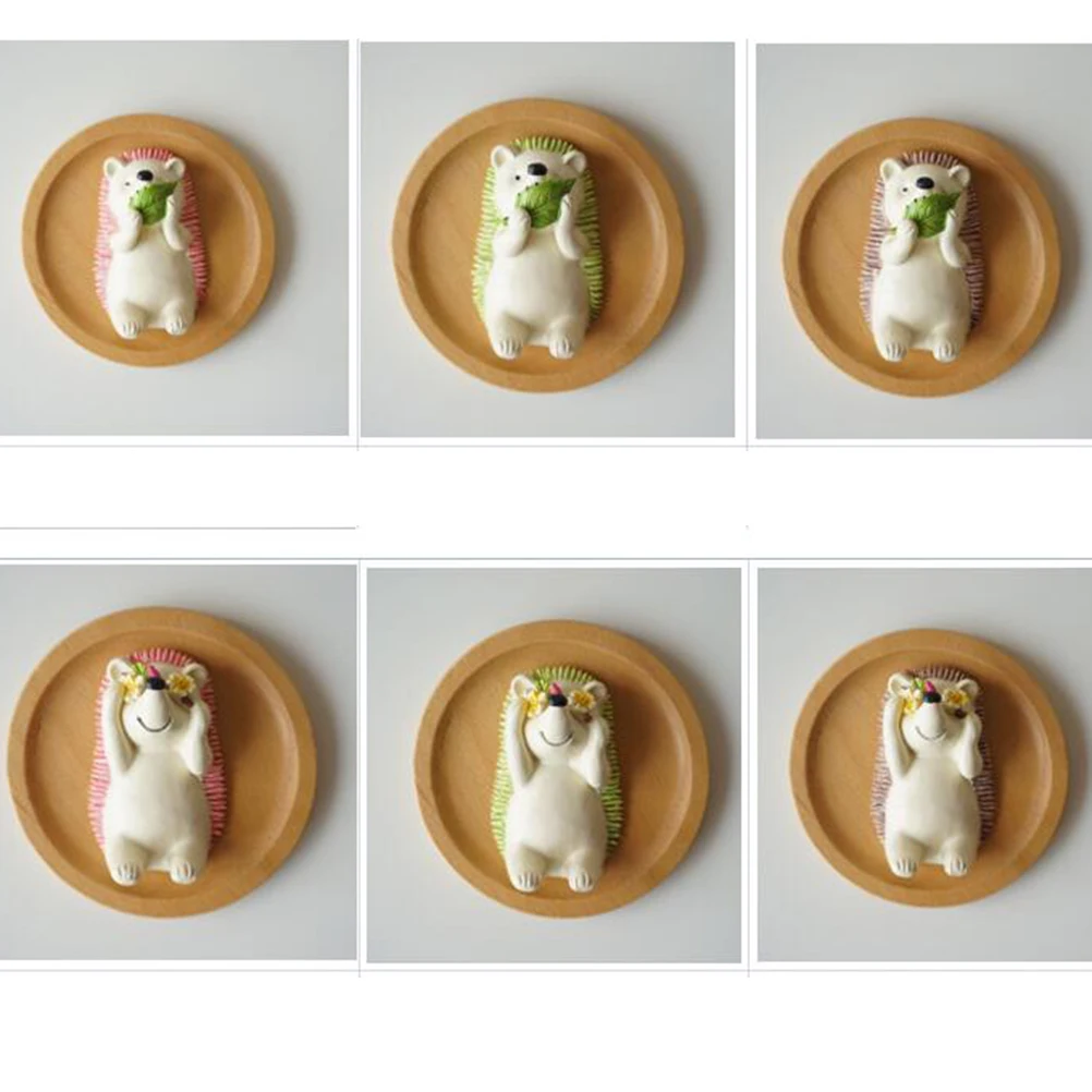 

3Pcs Cartoon Toothbrush Stand Creative Attractive Design Space-Saving Bathroom Accessory Fade-Resistant Wear-Resistant Organizer