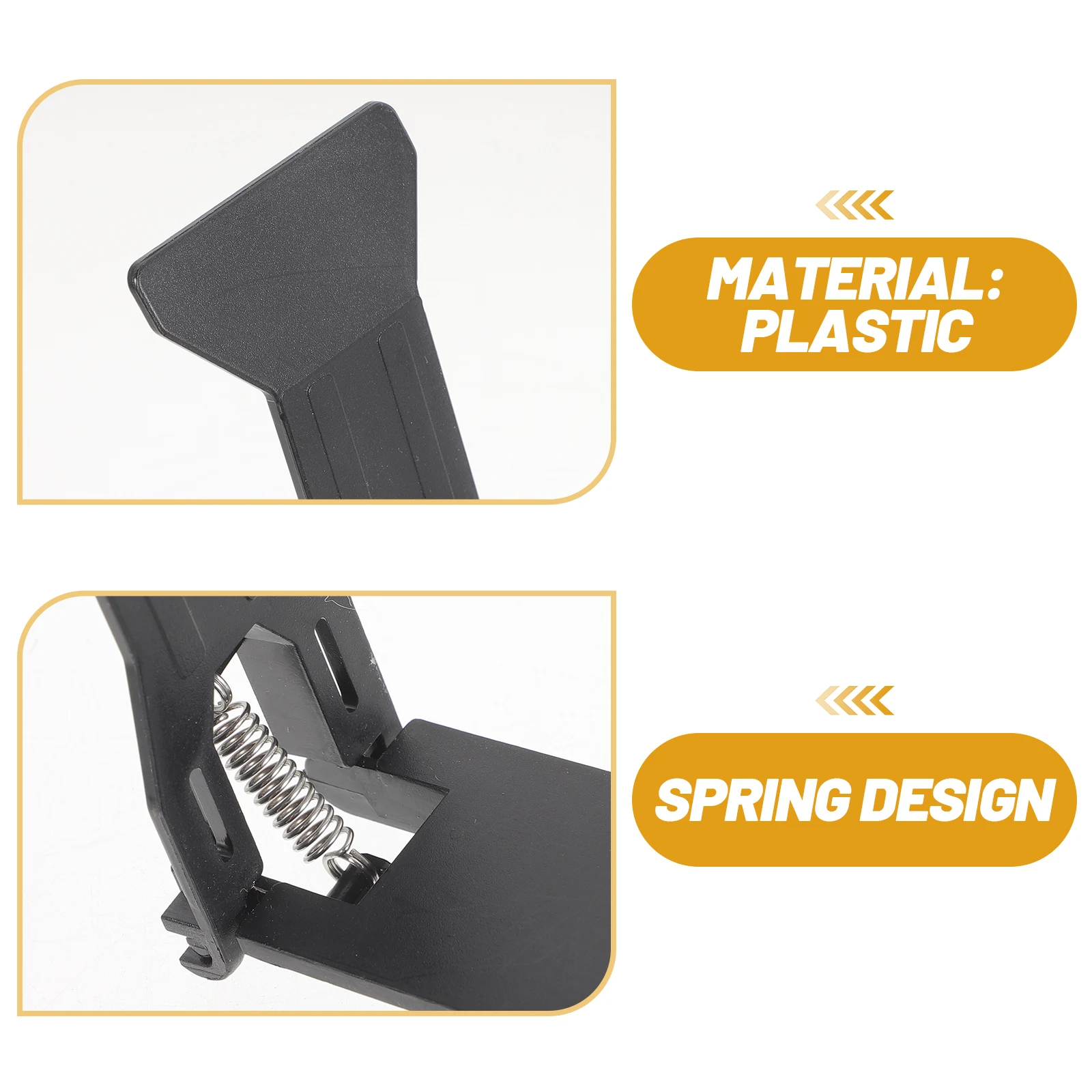 Clips para bandeja de cajón con Clip para caja de cajero, piezas de repuesto de registro, Clips de inserción de bandeja de repuesto, 6 uds.