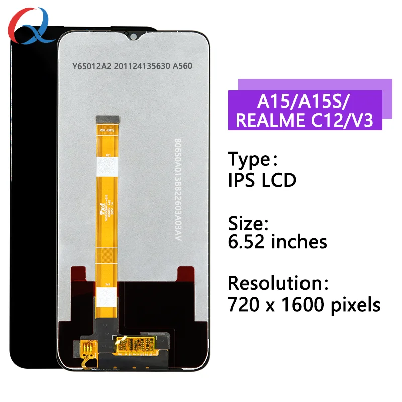 Digitizer Assembly for  realme c12 replacement For realme C12 Lcd Mobile Phone Lcds For realme c12 display