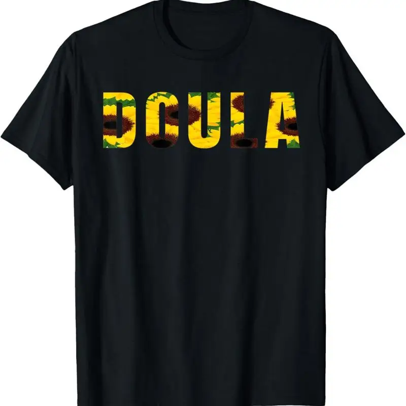

Doula Floral Sunflower Birth Midwife Labor Delivery Nurse T Shirt