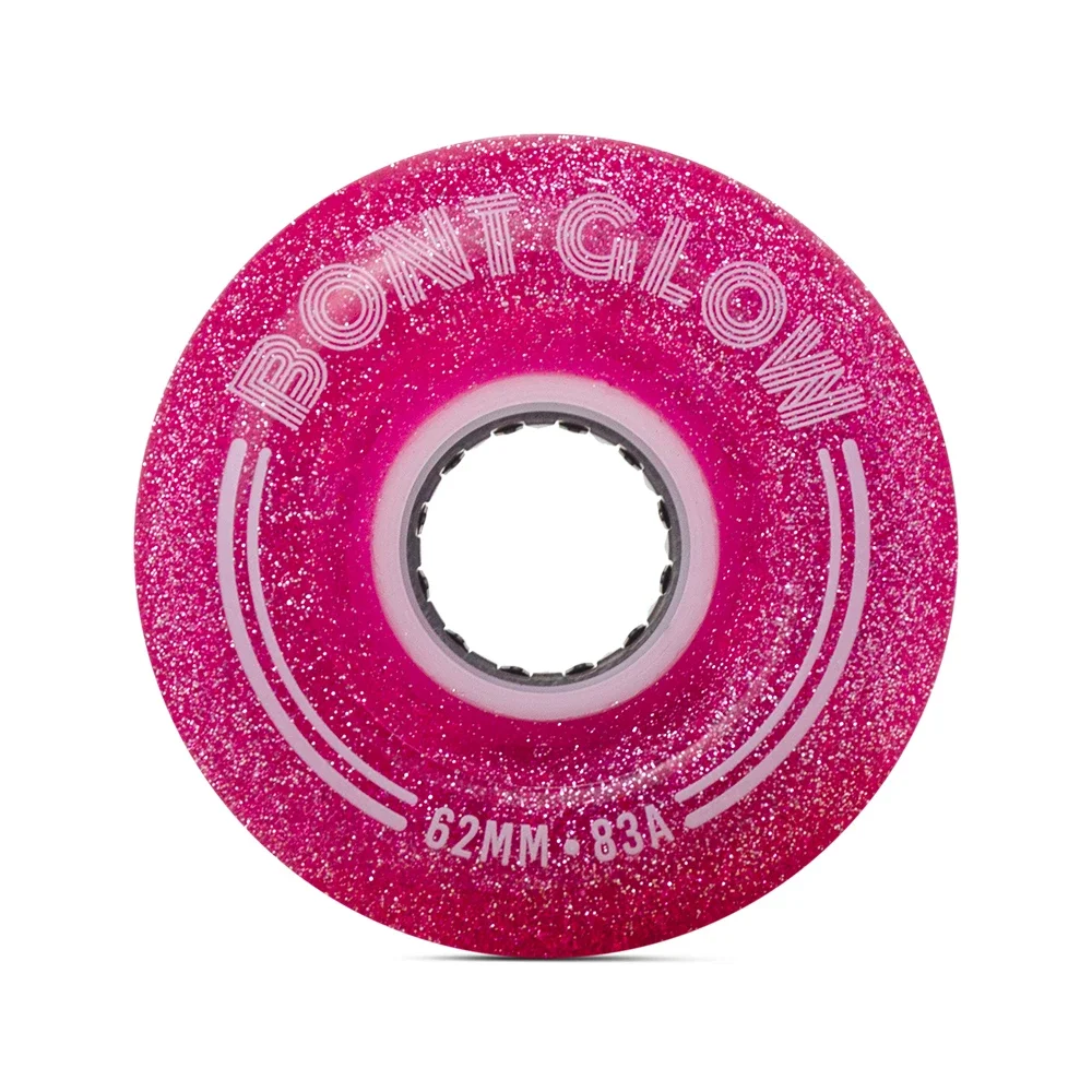 BONT 58mm 101A Glow Indoor & Jam Ruedas de patines LED Patines cuádruples Patines de velocidad Patines Derby