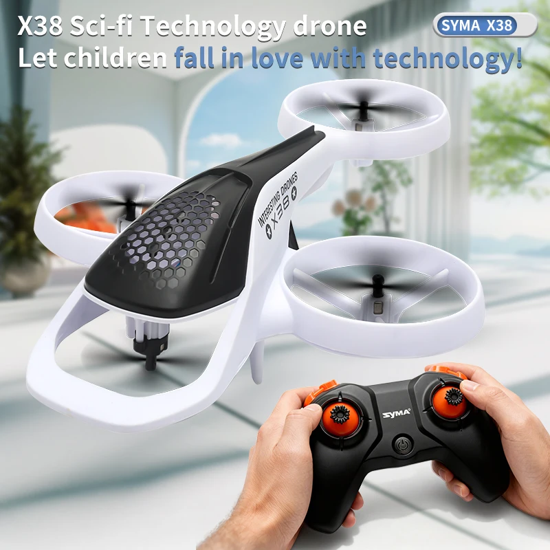 SYMA 2,4 Гц вертолет с дистанционным управлением RC Дрон X38 модель самолета для детей Дрон для тренировки полета игрушки для мальчиков