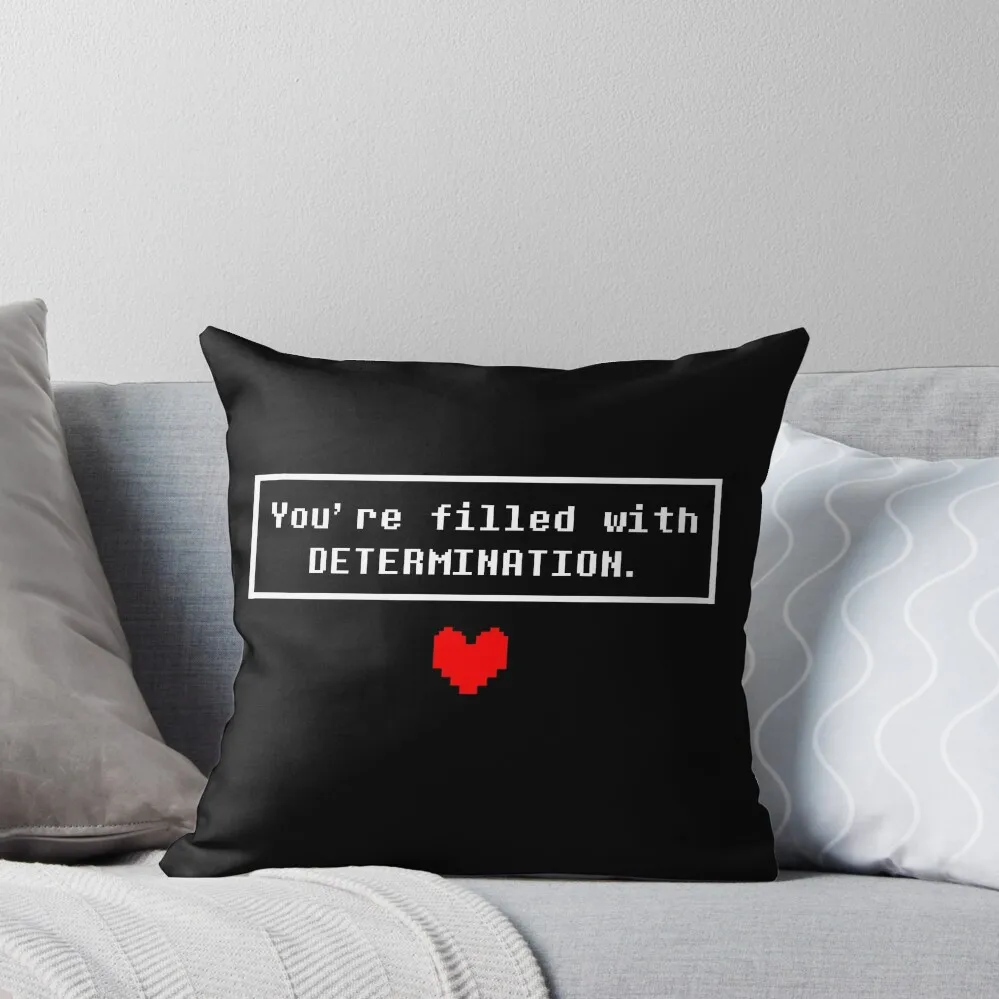 UNDERTALE - Determination Throw Pillow Cushions For Children Pillowcase Cushion christmas decorations 2024 pillow