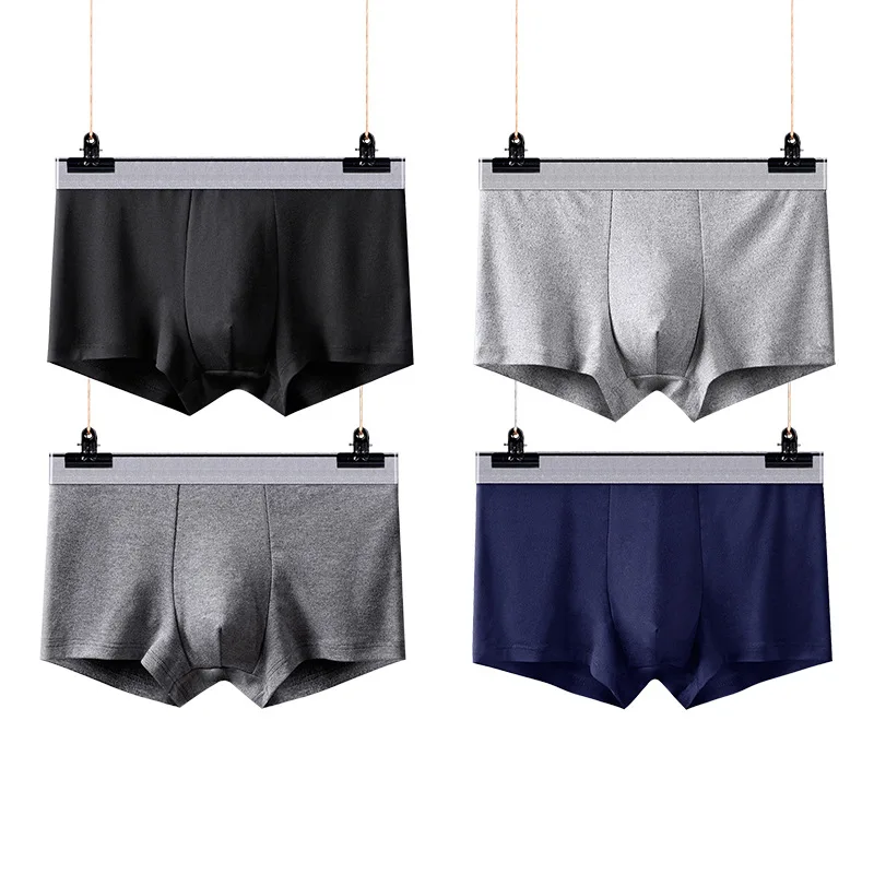 

Men's underwear for all seasons, boys' boxers, breathable and sexy men's shorts, teenagers' mid-waist underwear