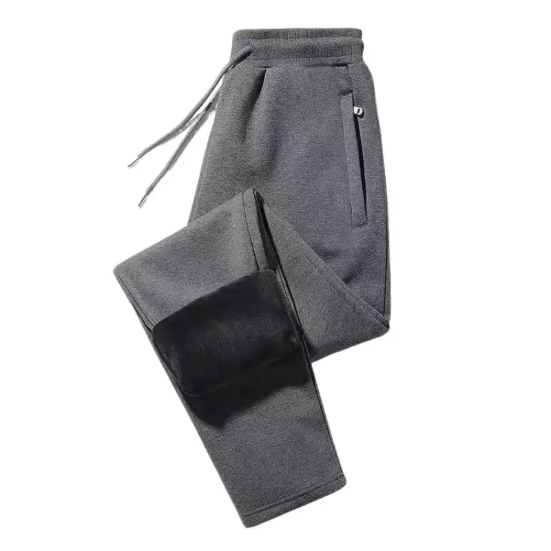 メンズ服スウェットパンツ新しい秋冬ベルベット多用途服メンズストレートレッグパンツカジュアルスウェットパンツ弾性パンツ