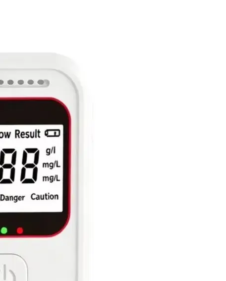 Digital Breathalyzer With LCD Voice Guidance Contactless BAC Tester Detector For Home Car Safety Monitoring Tool