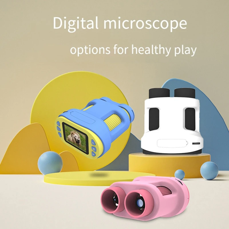 ABAE-1000X Pocket Microscope Science Toys Handheld LED Light Biology Magnification Outdoor Students Teaching