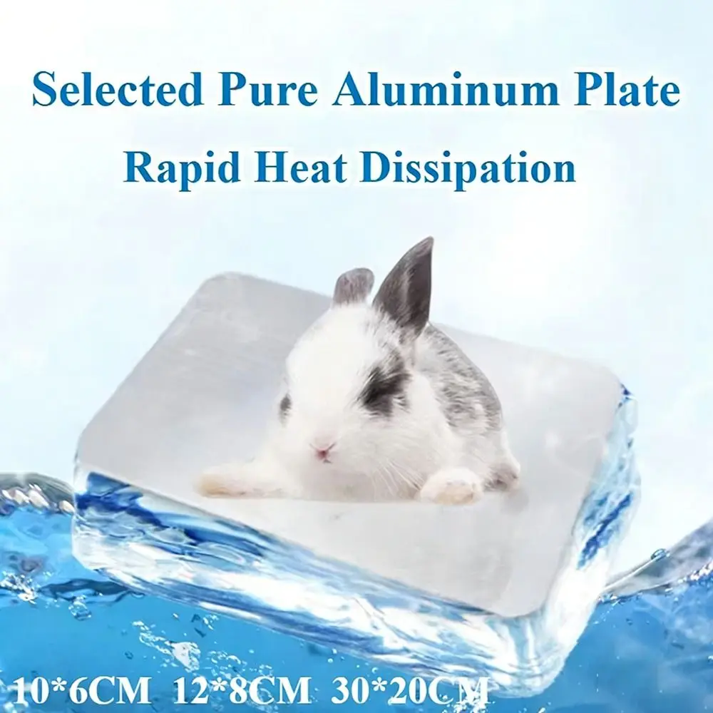 Aluminum Pet Cooling Plate Fast-cooling Heat-dissipating Rabbit Cooling Plate Non-electric Reusable Summer Cooling Mat