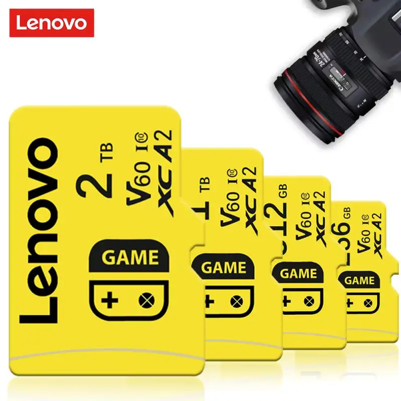 

Lenovo Class 10 Memory Card 2TB 1TB Micro Tarjeta SD Card 128GB 256GB SD Memory Card 512GB SD Card For Steam Deck Cam Phone