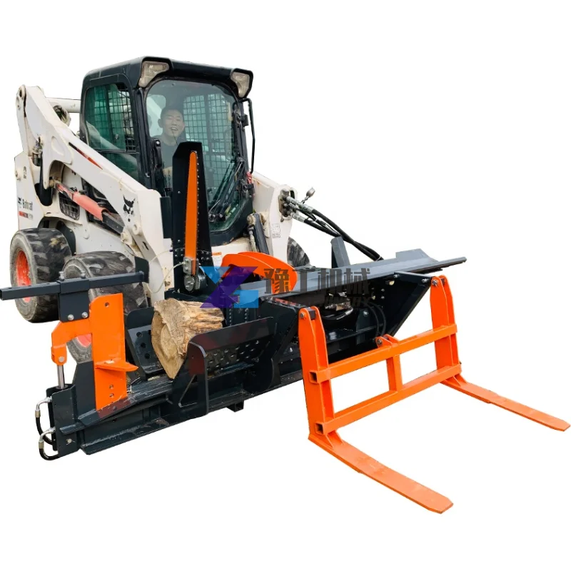 Yugong Firewood Processor Skid Steer Firewood Processor with Hydraulic Saw