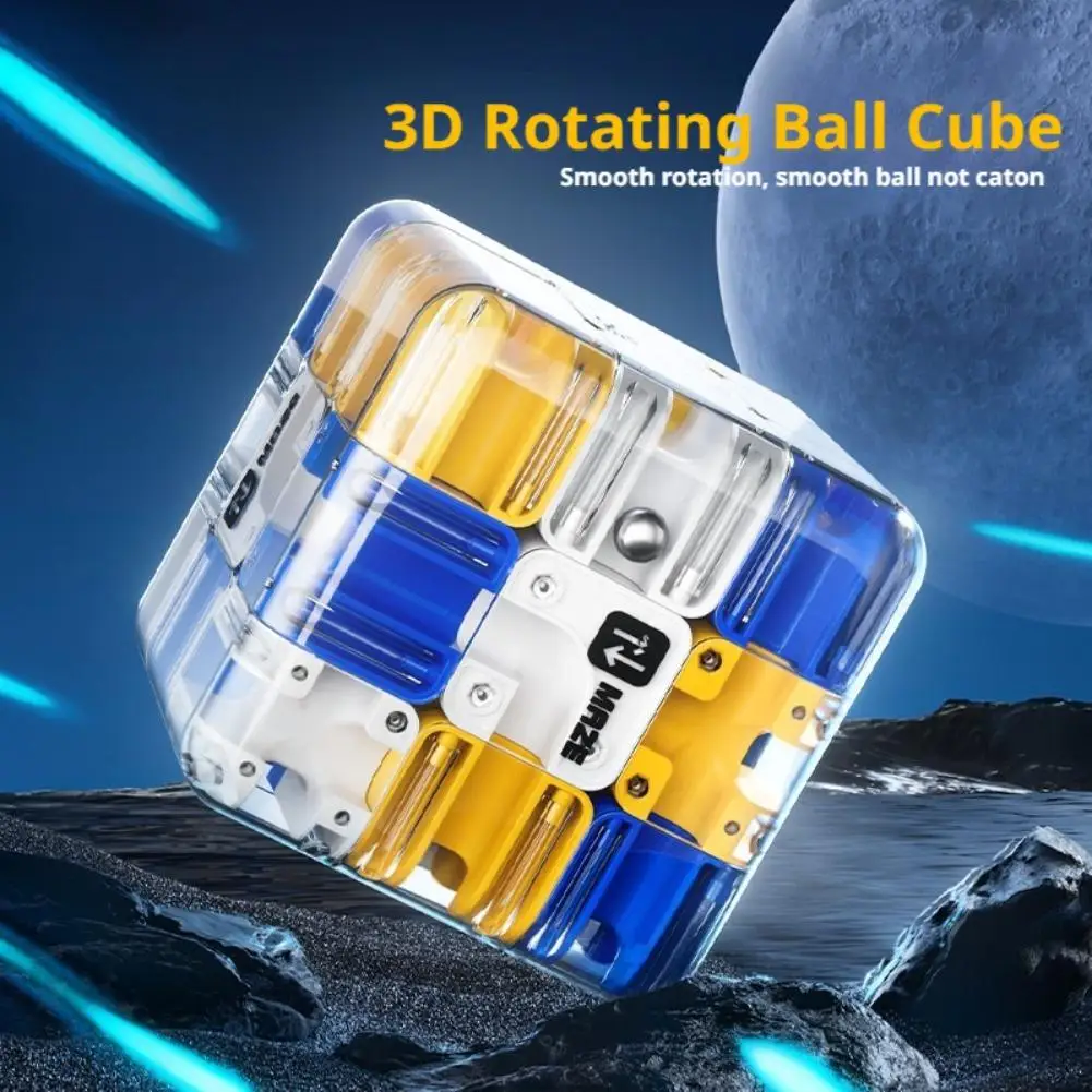 Recién llegado, cubo laberinto de bolas y cubo PK de batalla 3x3, juguete educativo para niños, entrenamiento de pensamiento lógico, herramienta para aliviar el estrés Ideal