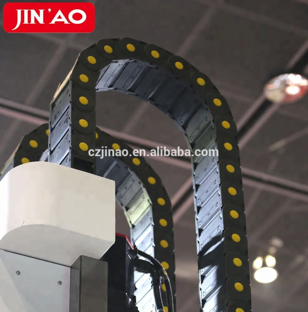 Highly Flexible Plastic Cable Carrier Cable Track Energy Chain for Milling Machine Tool