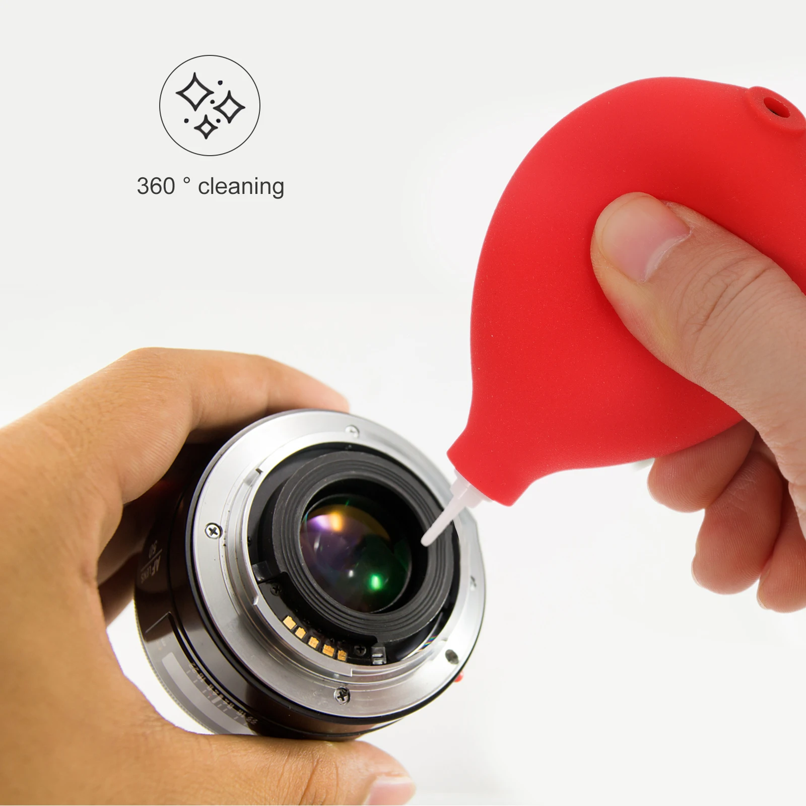 

Soft Durable Mini Air Blower For Camera Lens Sensor Computer Keyboard Cell Phone Strong -Valve Nozzle Squeeze Ball Dust