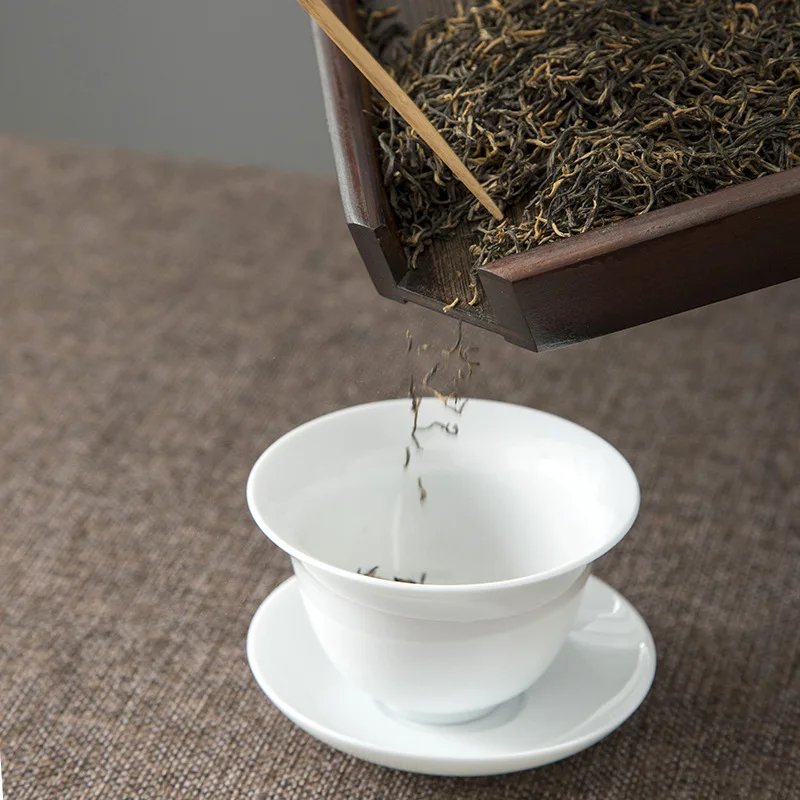 1pc Bamboo Tea Evaluation Box Knife Needle Tea Prying Tray Pu Erh Tea Distribution Tray Cake Display Tray view 4