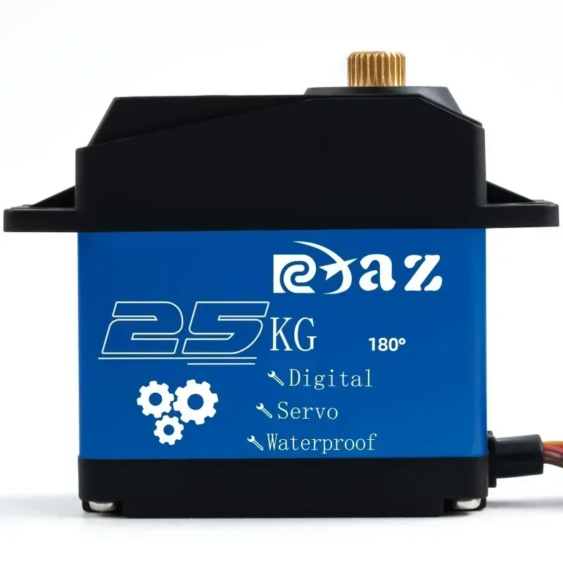 Servo étanche 20Kg 25Kg 30Kg 35Kg, engrenage métallique haute vitesse, Servo numérique RC pour camion et Robot 1/8 1/10 SCX10, pièces de mise à niveau