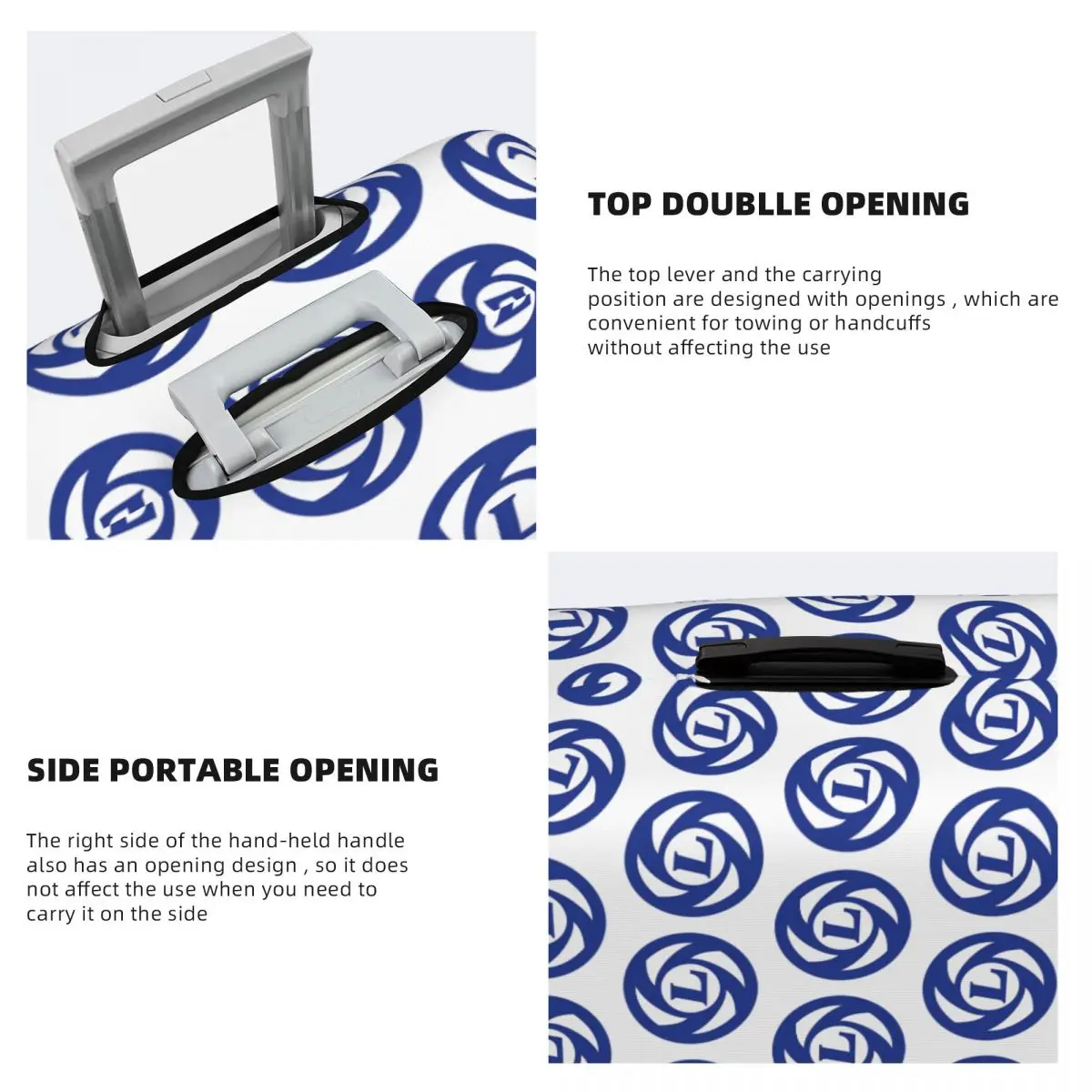 Capa de proteção elástica para mala British Leyland, capa protetora de bagagem para viagem de 18 a 32 polegadas