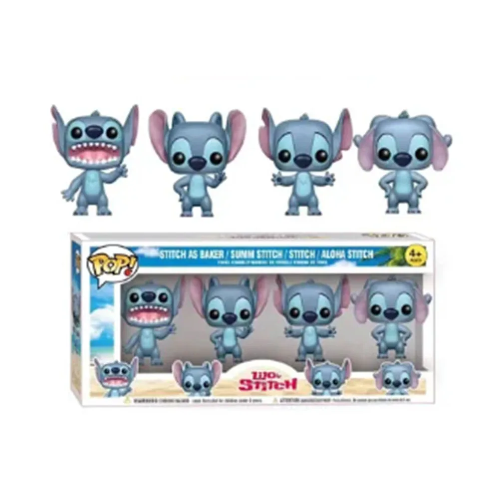 4PCS/Set Trolls World Tour POP Cute Vinyl Figure Model Figures Statue Model Doll Collection Ornament Room Decoration Toy Gift