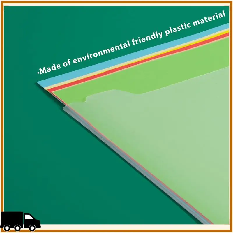 A35M-24PCS Scrapbook Paper Storage Organizer Set Kit 12X13 Inch Clear Scrapbook Paper Organizer Kit With 100PCS Sticky Index Tab