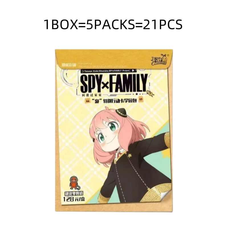 KAYOU Carte Originali SPY×FAMILY Pacchetto Scuola Operazioni Speciali Anya Forger Yor Twilight Collezione Anime Carte Giocattolo Regalo Confezione Originale