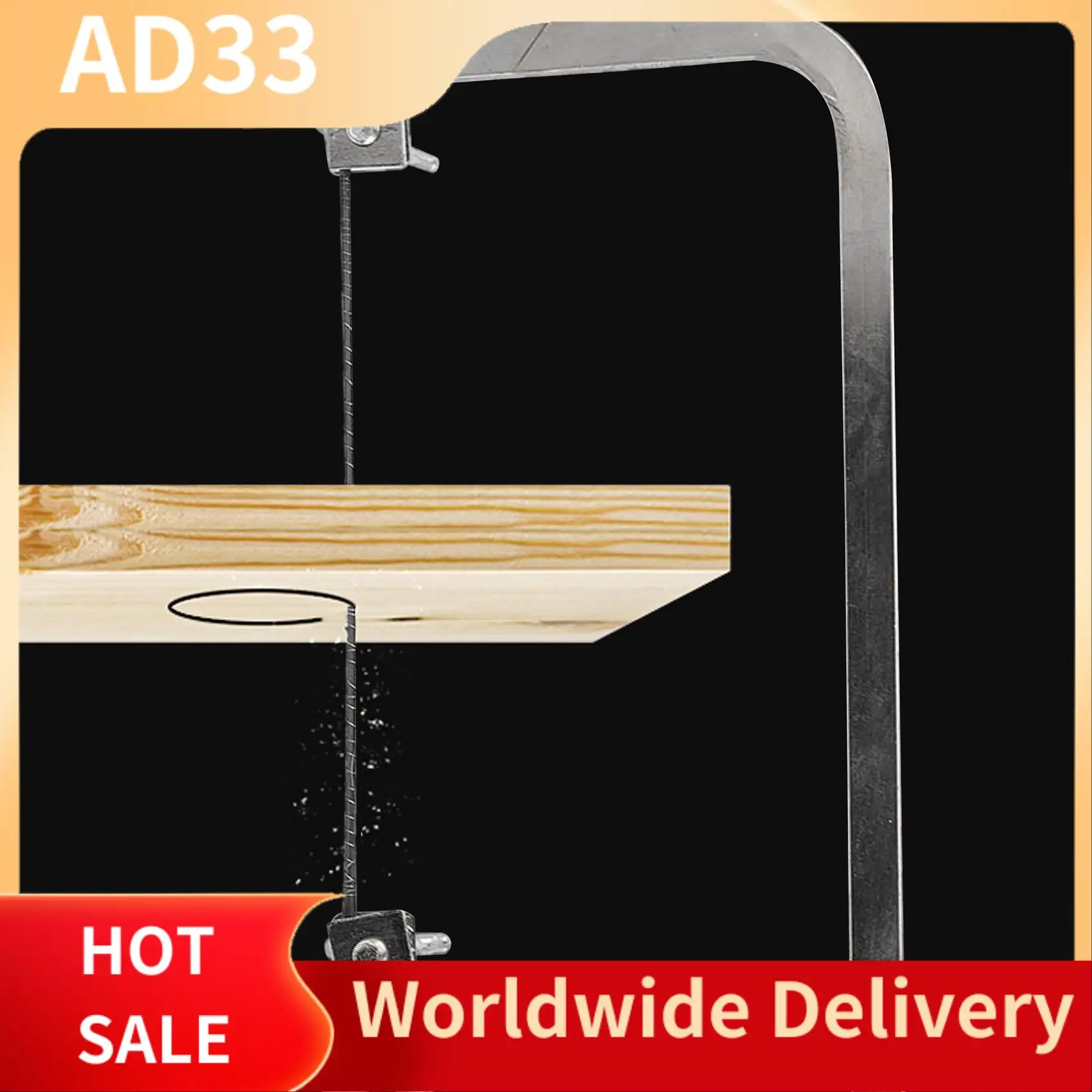 Mejores OFERTAS, arco de sierra ajustable profesional, mango de madera de marco de sierra para joyería, herramientas manuales, marco de sierra para joyero