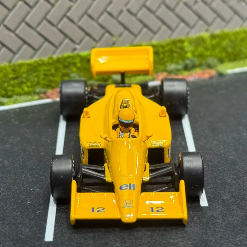 In Stock Mini Gt 1:64 Lotus 99t F1 Ayrton Senna 1987 Monaco Grand Prix Alloy Single Seater Race Car Static Collectible Mgt1088 view 5