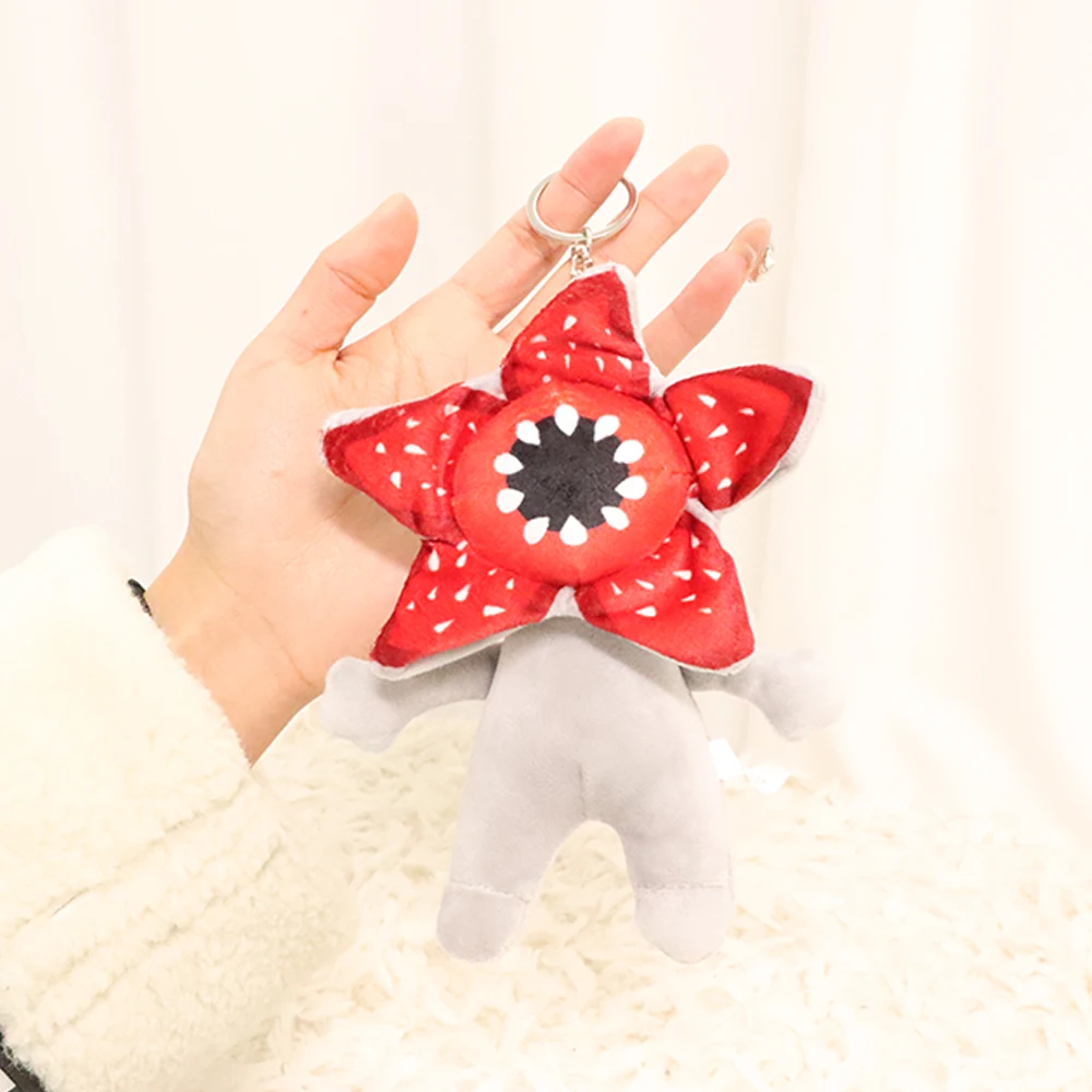 16cm Cartoon Game Characters Plush Toys Cute Soft Eleven Demogorgon Keychain Pendant Dolls Backpack Decor Kids Birthday Gifts