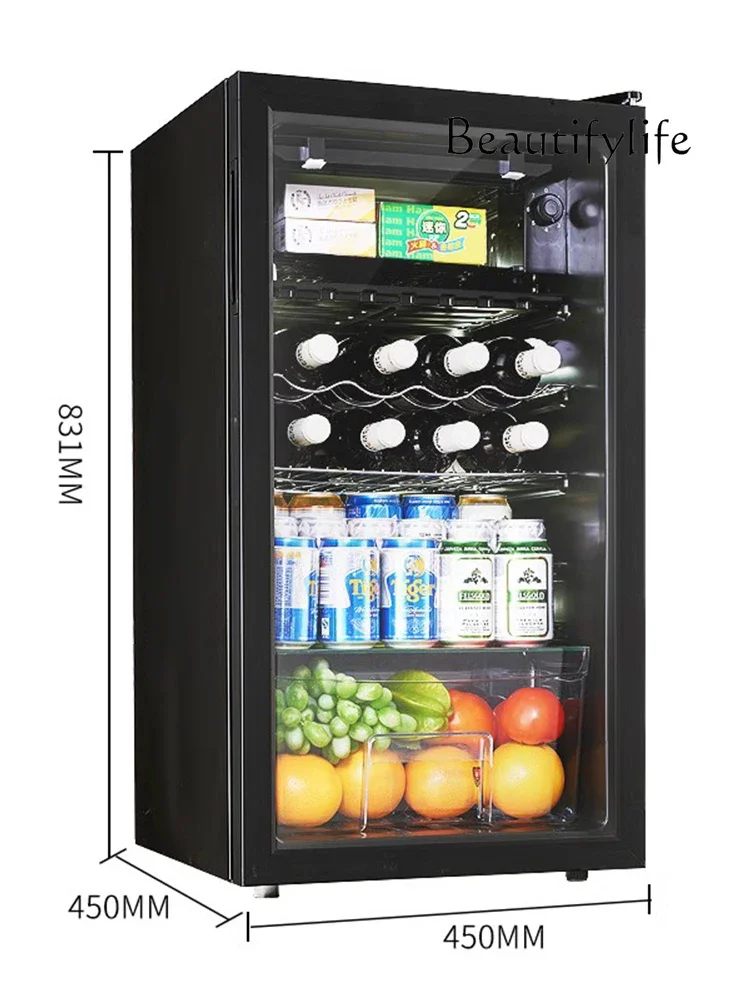 Small single-door refrigerator home office tea refrigerated fresh-keeping cabinet