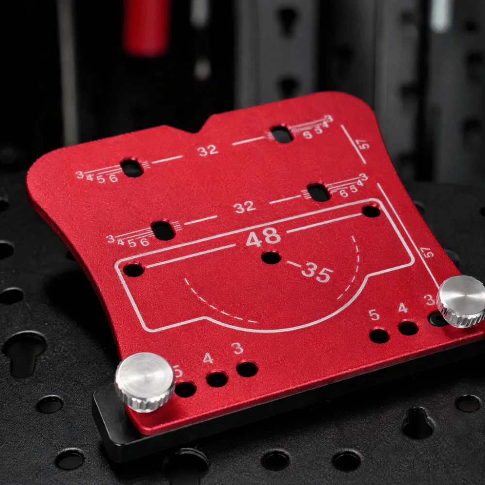 35mm Hinge Positioning Template Drill Hole Locator Limiting Frame Woodworking Hinge Opener With Drill Bit Hinge Drilling Guide