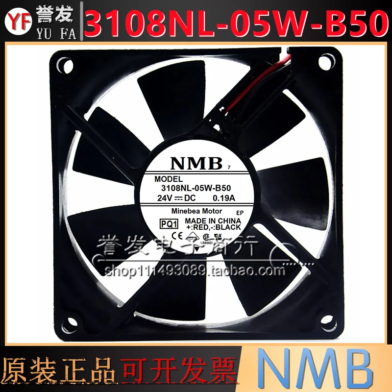 NEW ORIGINAL 3108NL-05W-B59 24V 0.19A 8020 80x80x20mm COOLING FAN RADIATOR