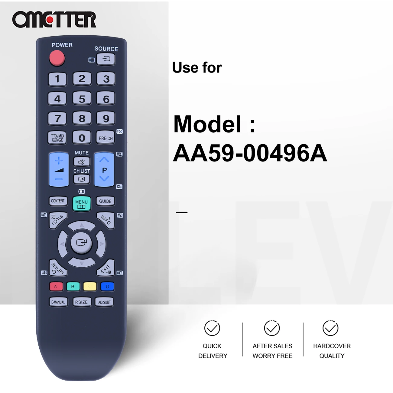 Nowy AA59-00496A pilot do Samsung TV LA40D503F7M UA32D4003BM LA19D400E1M LA22D400E1M LA32D403E2M LA40D503F7M
