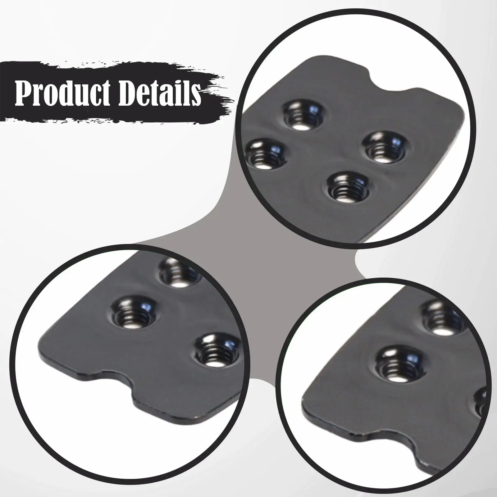 2x مرابط دواسة الدراجة الجبلية مع براغي نونسليب للإصلاح في الهواء الطلق #5