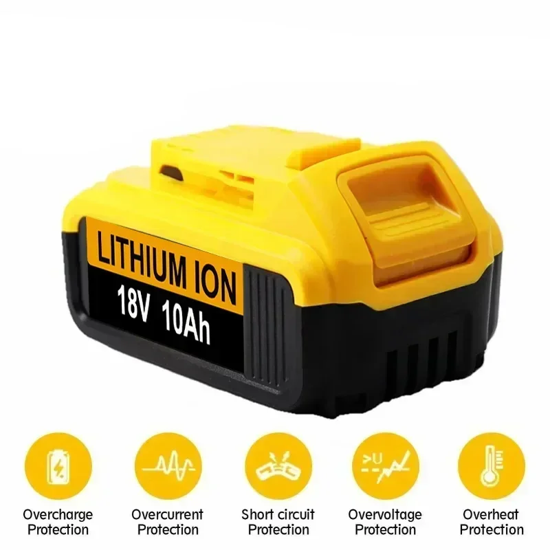 For Dewalt compatible battery DCB200 20V 6000mAh Replacement Battery Compatible with For Dewalt 20V 18 v and 20 Vot Tools