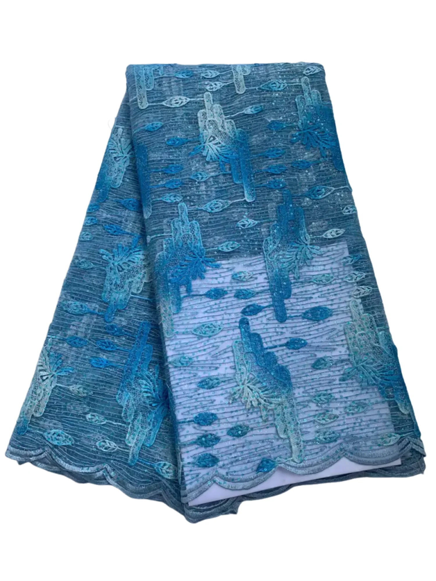 

Cheap African Lace Fabric With Sequins Style French Embroidery Nigerian Hollow Out Lace Fabric For Wedding Party Sequins Sewing